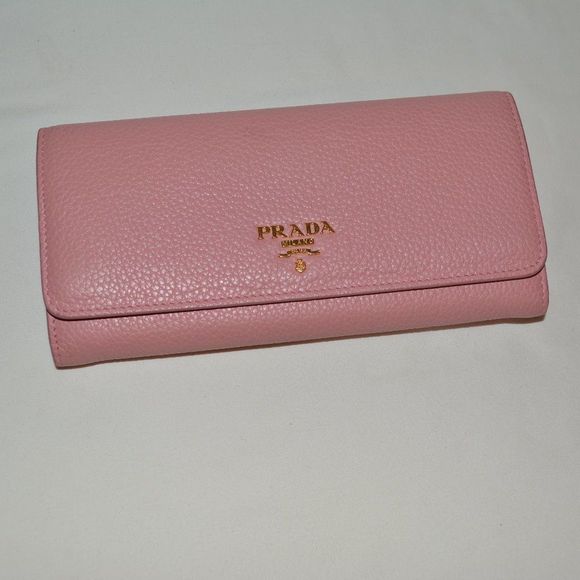 PRADA Textured Leather Continental Wallet - Picture 2 of 15